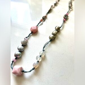 Silpada Agate Quartz Pink Soapstone Shell Pearl Ceramic Glass & Sterling Silver